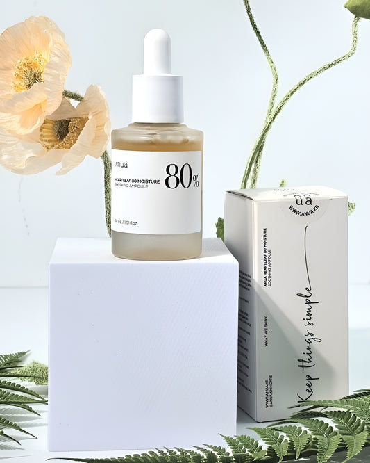Heartleaf 80% Calming Ampoule – Soothes, Hydrates & Repairs Skin